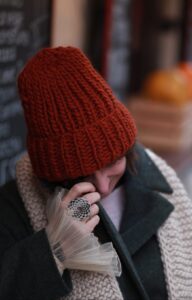 Czapka Beanie/Terakota