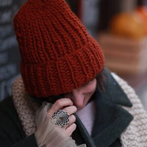 Czapka Beanie/Terakota