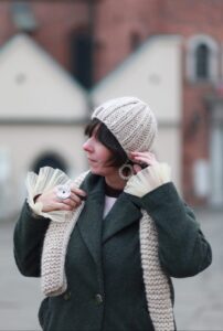 Szalik z wełny Andino Fine